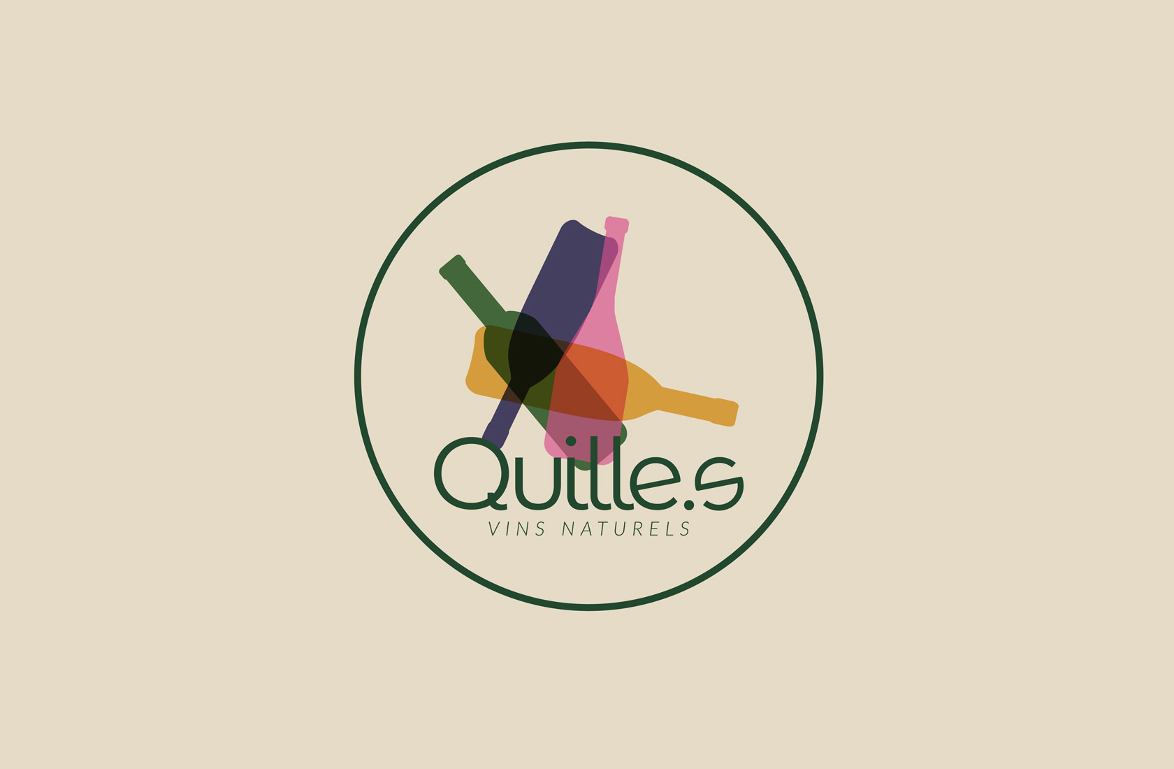 Naming & logo cave vins naturels Quille.s